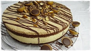 traumhafte TOFFIFEETORTE  Torte mit Nougat und Karamell  super einfach und ohne Gelatine [upl. by Bunny235]