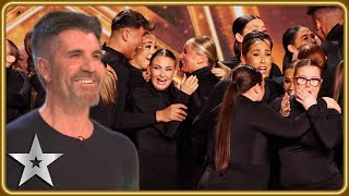 Unity get Simons SECOND Golden Buzzer with EMPOWERING performance  Auditions  BGT 2023 [upl. by Nylhtak]