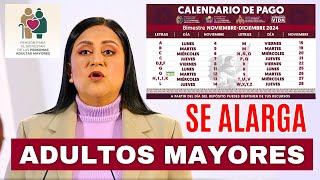 📢PAGO A RECIBIR AVISO PARA ADULTOS MAYORES 65 Y MAS🔔SE ALARGA EL CALENDARIO💥 [upl. by Nallek]