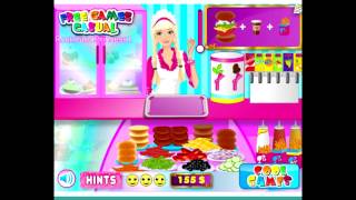 Barbie Fun Cafe Game  Cooking Games  Barbie Games To Play Online Free [upl. by Judd538]