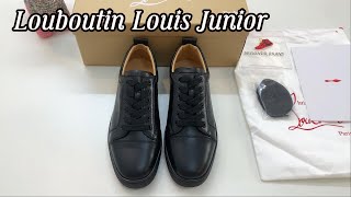 Christian Louboutin Louis Junior Black Sneaker Review [upl. by Loleta528]