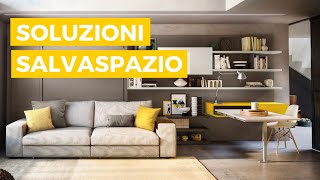 Soluzioni SALVASPAZIO per arredare una CASA PICCOLA [upl. by Niatirb]