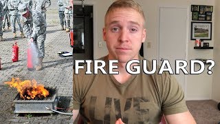 What Is FIRE GUARD At Army Basic Training [upl. by Swigart]