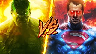 World Breaker Hulk vs SunDipped Superman  Who Would Win  BATTLE ARENA  DanCo VS [upl. by Enyluqcaj]