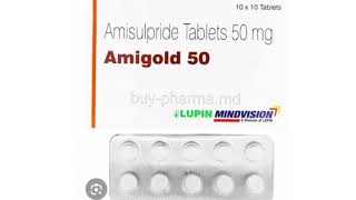 Amigold 50 Tablets Amisulpride Tablets 50 mg [upl. by Aidaas]