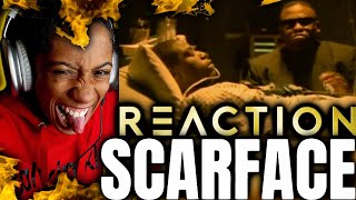 SCARFACE I SEEN A MAN DIE “I Never Seen A Man Cry” REACTION 🔥🔥🔥 [upl. by Anoynek]