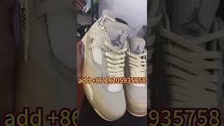 Unboxing OFFWHITE x AJ4 sneakershopping jordanshoes shoes [upl. by Beora36]