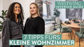 Kleines Wohnzimmer einrichten  Tipps für ein schöneres Zuhause  Makeover [upl. by Pressey]