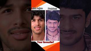 Allu Arjun and Prabhas face changes alluarjun prabhas shorts viral [upl. by Acimaj]