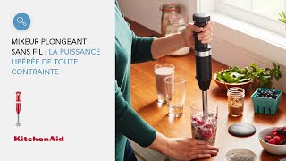 Mixeur plongeant sans fil  la puissance libérée de toute contrainte  KitchenAid [upl. by Evadnee6]