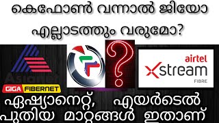 Asianet Broadband vs Airtel Broadband  Jio  KFON Broadband  Kerala Vision Broadband  Detailed [upl. by Deys]