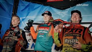 Topi Posti Interview  ERX Snocross National 2024 [upl. by Narod]