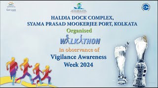 Vigilance Awareness Walkathon at HaldiaDockComplex  smpkolkata [upl. by Naujed]