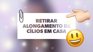 REMOVER CÍLIOS fio a fio numa EMERGÊNCIA [upl. by Pearla62]