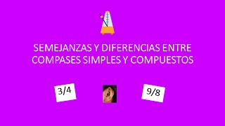 SEMEJANZAS Y DIFERENCIAS ENTRE COMPASES SIMPLES Y COMPUESTOS [upl. by Moira]