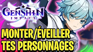 COMMENT MONTER ET ÉVEILLER TES PERSONNAGES SUR GENSHIN IMPACT PCPS4MOBILE [upl. by Atiuqet598]