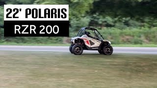 2022 Polaris RZR 200 EFI Review  Walkaround  Accessories  Ride [upl. by Ellenet]