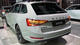 SKODA SUPERB Sportline 2023  FIRST LOOK amp visual REVIEW Combi 280 HP [upl. by Amikat]