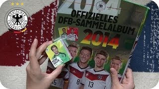 Rewe DFB Offizielles Sammelalbum WM 2014 ★ Update [upl. by Oelak]