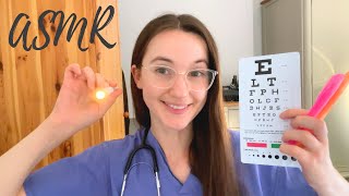 ASMR Overly Friendly Doctor Examines You  Cranial Nerve Exam Neurological Exam amp Eye Test [upl. by Reedy]