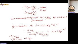 NPTEL Convective Heat Transfer noc24 me112  Tutorial 11th week  06102024 [upl. by Ahsyad]