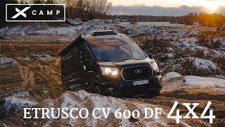 Campervan do zadań specjalnych ETRUSCO CV 600 DF 4x4  XCAMP [upl. by Arednaxela278]