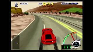 CALIFORNIA SPEED All Default Tracks N64 [upl. by Nalyr]