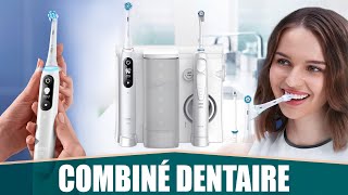 LE MEILLEUR COMBINÉ DENTAIRE JET HYDROPULSEUR  BROSSE À DENTS ORALB [upl. by Olonam]