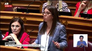 01062022  Debate Parlamentar  Legalização da Prostituição em Portugal  Joana Sá Pereira [upl. by May]