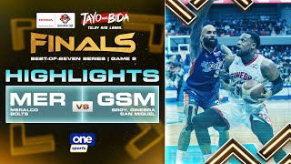 Meralco vs Brgy Ginebra Finals Game 2 highlights  PBA Governors Cup 2021 [upl. by Amyas]