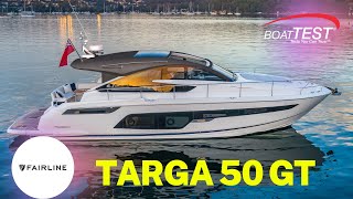 Fairline Targa 50 GT quotHighlights Walkthroughquot  BoatTEST [upl. by Innep]