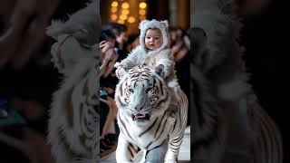 Cute Baby Modeling With Animals music calmdown musica love romance [upl. by Jaworski11]