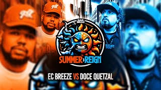 EC BREEZE VS DOCE QUETZAL  BAR WARS  RAP BATTLE [upl. by Corella]