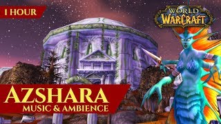 Vanilla Azshara  Music amp Ambience 1 hour World of Warcraft Classic [upl. by Nyletac]