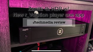 Rvolution player one app review on my Zappiti Pro 4k media player [upl. by Iand]