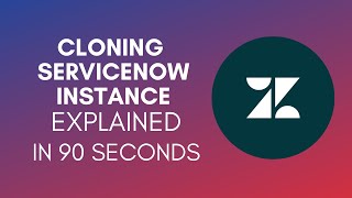 How To Clone ServiceNow Instance 2024 [upl. by Heidi]