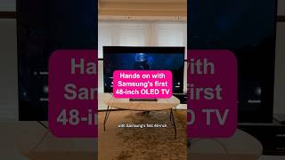 I tested the Samsung’s first 48inch OLED TV and it could be a real winner 📺 oledtv samsung [upl. by Tana]