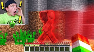 CHASING RED STEVE IN MINECRAFT REAL SIGHTING [upl. by Jarita]