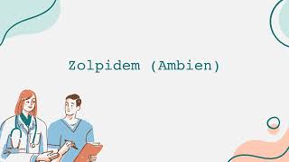 Zolpidem Ambien  Português [upl. by Odla]