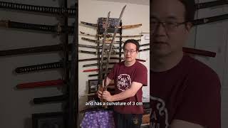 which sword is the tachi which is the katana [upl. by Symons]