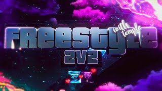 2V2 FREESTYLE WITH PULSE TEMPLE  Rocket League Gameplay [upl. by Cigam]