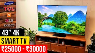 Top 5 Best 43 inch 4K Smart TV in 2024 ⚡ Best Premium 43quot 4k Android Smart TV in India For 2024 ⚡ [upl. by Ravahs]