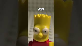 Stop strangling my son Bart lego fyp viralvideo short legosimpsons [upl. by Idnis]