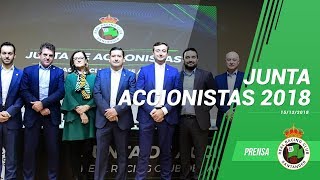 Junta Accionistas 15 diciembre 2018 [upl. by Johen926]