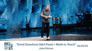 Great Questions QampA Panel  Made to Teach  Genesis 3  Watermark Community Church [upl. by Moulton]