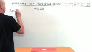 Nachweis der Halogenid  Ionen 1 Einzelnachweise  Chemie  Analytische Chemie [upl. by Ailongam]