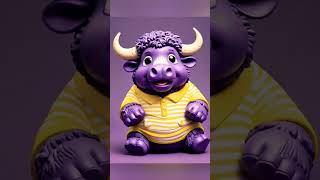 Purple fat cowshortvideo cow spacecow youtubeshorts cowslover love cowlove cowhelp love [upl. by Jemmy]