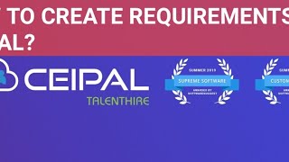 How to create reuirements in Ceipal What are the details nedded for creating requirements in Ceipal [upl. by Krisha]