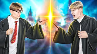 Harry Potter in Real Life P2 Giant Game of Clue but at Hogwarts [upl. by Eybba]