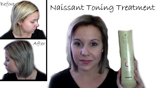 Naissant Toning Treatment  Blonde Pearl  First Impression  Review  Demo [upl. by Anitreb]